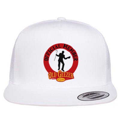 An Old Geezer Old Man Member Flatbill Hat
