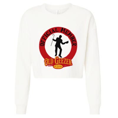 An Old Geezer Old Man Member Cropped Pullover Crew