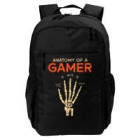 Anatomy Of Gamer Skeleton Hand Funny Men Kids Ns Daily Commute Backpack