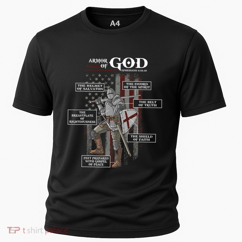 Armor of God Ephesians 6 10 18 Bible Verse Performance Shirt
