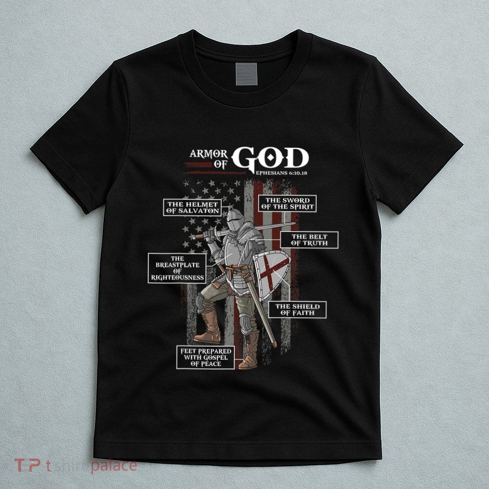 Armor of God Ephesians 6 10 18 Bible Verse T-Shirt