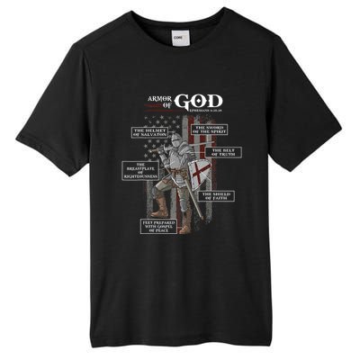 Armor of God Ephesians 6 10 18 Bible Verse Tall Fusion ChromaSoft Performance T-Shirt