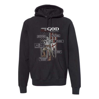 Armor of God Ephesians 6 10 18 Bible Verse Premium Hoodie