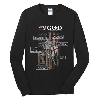 Armor of God Ephesians 6 10 18 Bible Verse Tall Long Sleeve T-Shirt