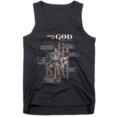 Armor of God Ephesians 6 10 18 Bible Verse Tank Top