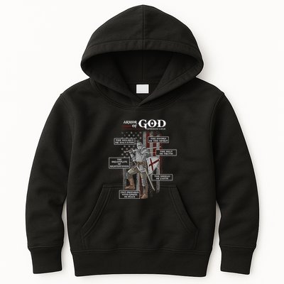 Armor of God Ephesians 6 10 18 Bible Verse Kids Hoodie