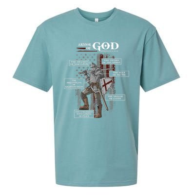 Armor of God Ephesians 6 10 18 Bible Verse Sueded Cloud Jersey T-Shirt