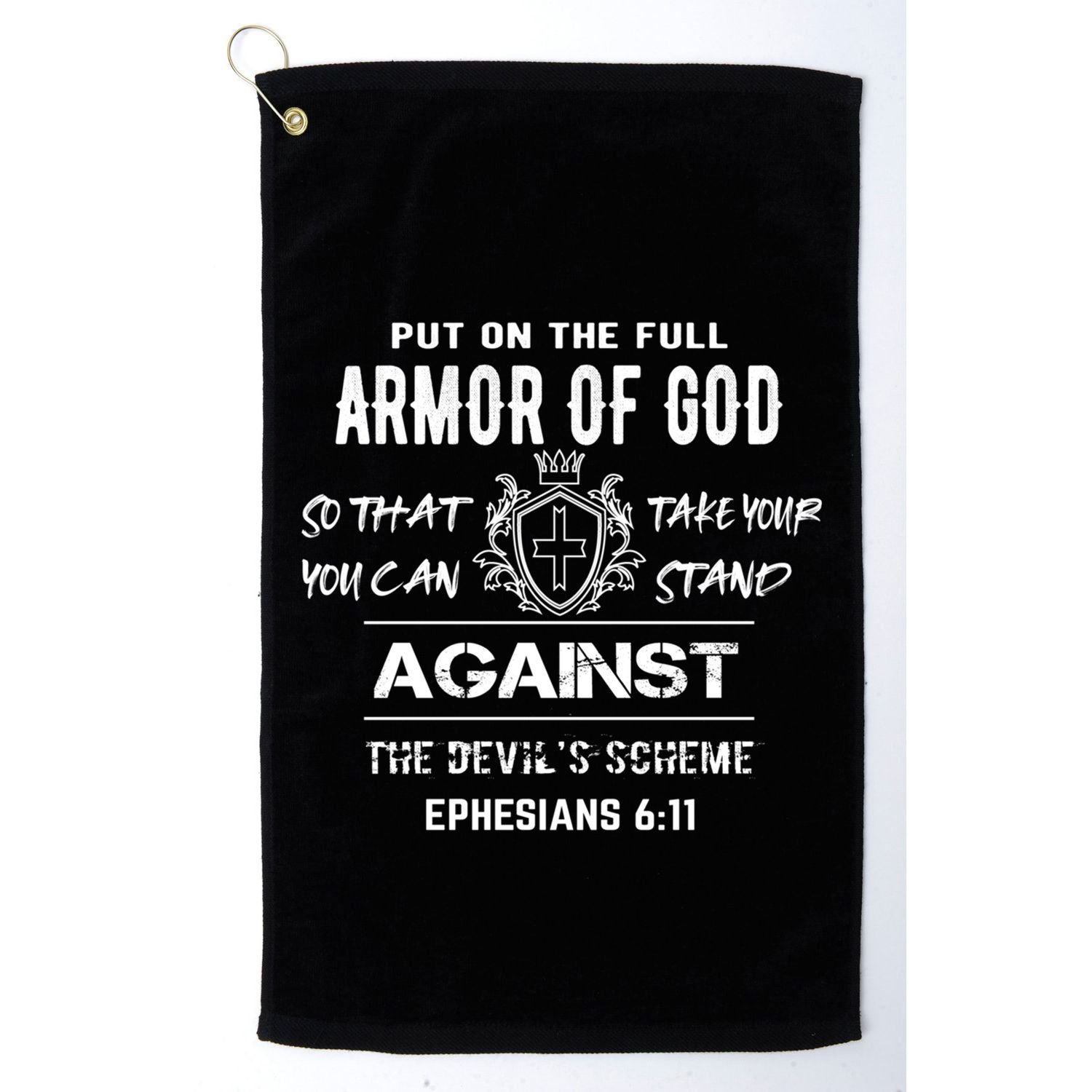 Armor Of God Gift Christian Bible Verse Gift Golf Towel