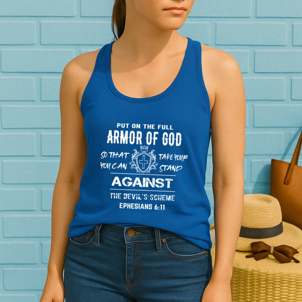 Armor Of God Gift Christian Bible Verse Gift Womens Tank Top