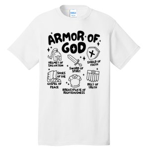 Armor Of God Christian Jesus Tall T-Shirt