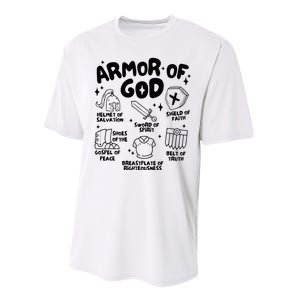 Armor Of God Christian Jesus Performance Sprint T-Shirt