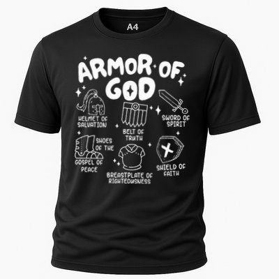 Armor Of God put on the armor of God Christian bible verses Performance Shirt