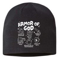 Armor Of God put on the armor of God Christian bible verses Sustainable Beanie