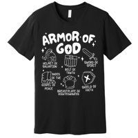 Armor Of God put on the armor of God Christian bible verses Premium T-Shirt
