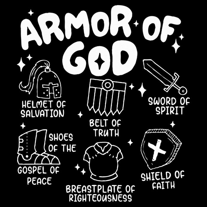 Armor Of God put on the armor of God Christian bible verses Premium T-Shirt