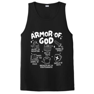 Armor Of God put on the armor of God Christian bible verses PosiCharge Competitor Tank