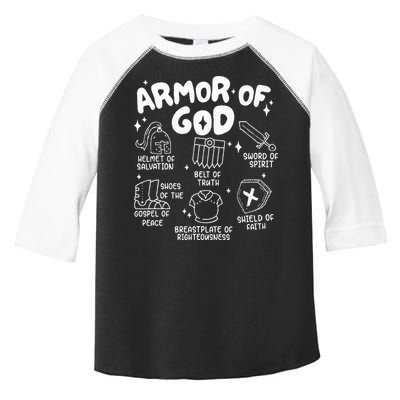 Armor Of God put on the armor of God Christian bible verses Toddler Fine Jersey T-Shirt