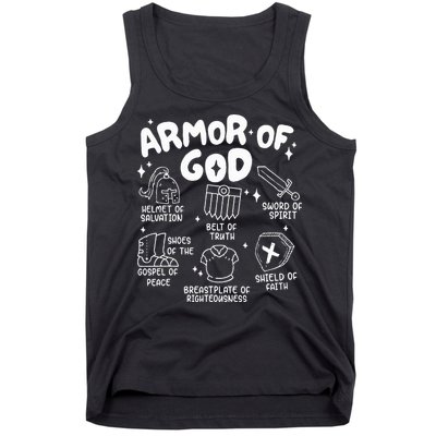 Armor Of God put on the armor of God Christian bible verses Tank Top