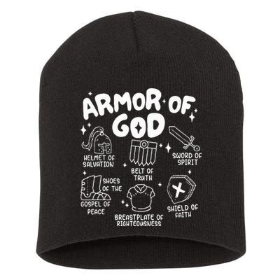 Armor Of God put on the armor of God Christian bible verses Short Acrylic Beanie
