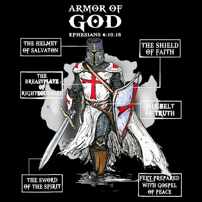 Armor Of God Bible Verse Cool Ephesians 611 Christian Bible Baby Bodysuit