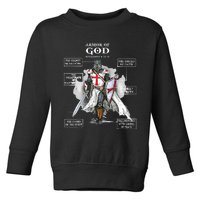 Armor Of God Bible Verse Cool Ephesians 611 Christian Bible Toddler Sweatshirt