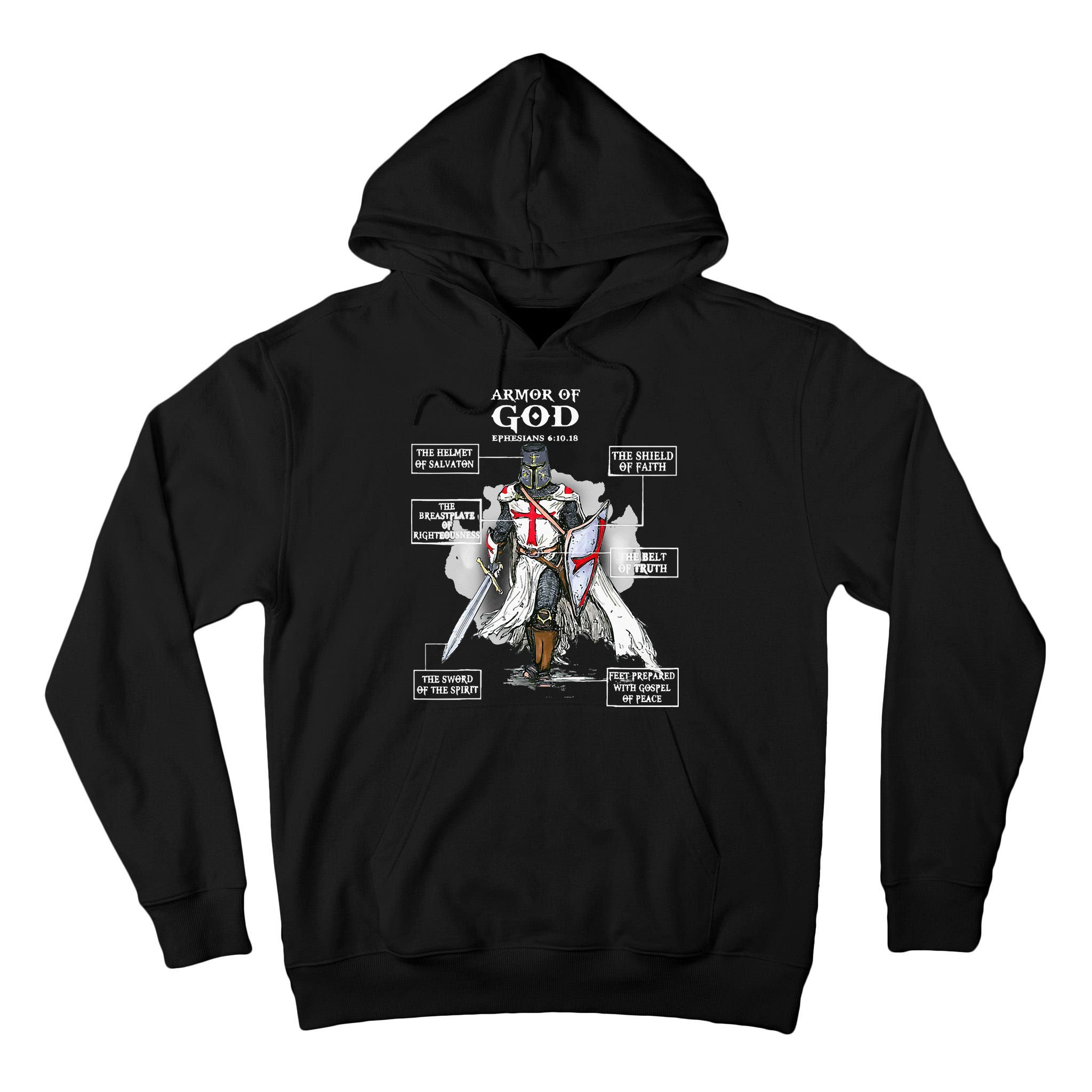 Armor Of God Bible Verse Cool Ephesians 611 Christian Bible Tall Hoodie
