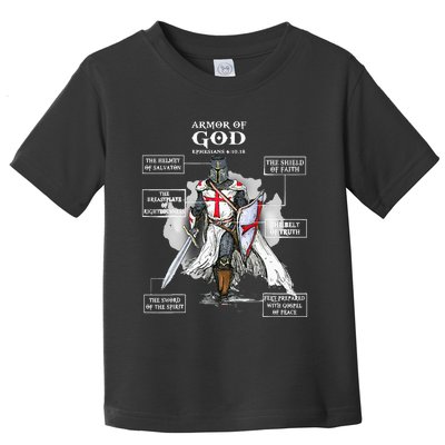 Armor Of God Bible Verse Cool Ephesians 611 Christian Bible Toddler T-Shirt