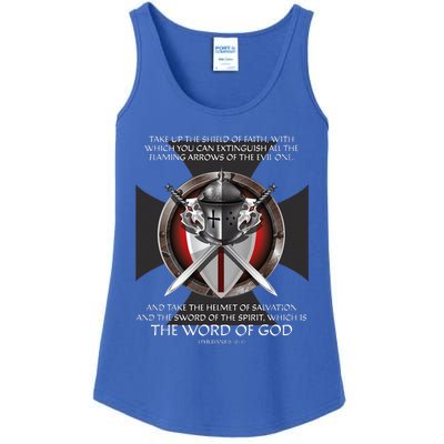 Armor of God Christian Bible Verse Ladies Essential Tank