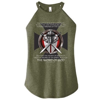 Armor of God Christian Bible Verse Women’s Perfect Tri Rocker Tank