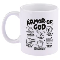 Armor Of God Christian Jesus 11oz C Handle Ceramic Mug