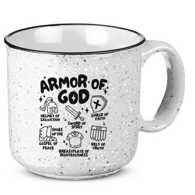 Armor Of God Christian Jesus 15oz Campfire Ceramic Mug