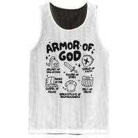 Armor Of God Christian Jesus Mesh Reversible Basketball Jersey Tank