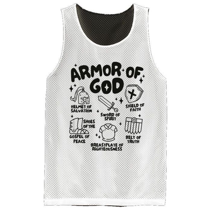 Armor Of God Christian Jesus Mesh Reversible Basketball Jersey Tank