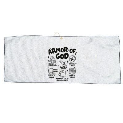Armor Of God Christian Jesus Large Microfiber Waffle Golf Towel