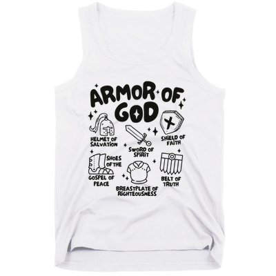 Armor Of God Christian Jesus Tank Top