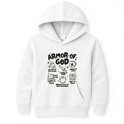 Armor Of God Christian Jesus Kids Hoodie