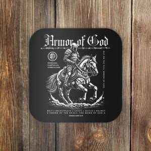 Armor Of God | Put On The Full Armor Of God | Christian Coaster