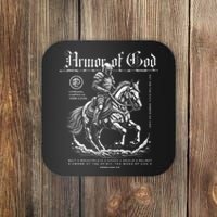 Armor Of God | Put On The Full Armor Of God | Christian Coaster