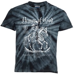 Armor Of God | Put On The Full Armor Of God | Christian Kids Tie-Dye T-Shirt