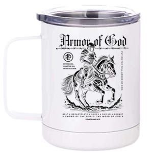 Armor Of God | Put On The Full Armor Of God | Christian 12 oz Stainless Steel Tumbler Cup