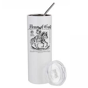 Armor Of God | Put On The Full Armor Of God | Christian Stainless Steel Tumbler