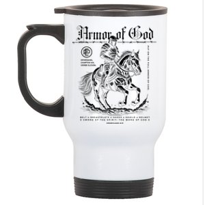 Armor Of God | Put On The Full Armor Of God | Christian Stainless Steel Travel Mug