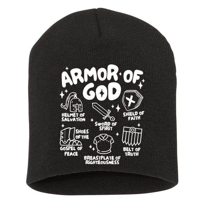 Armor Of God Christian Jesus Short Acrylic Beanie