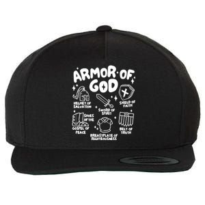 Armor Of God Christian Jesus Wool Snapback Cap