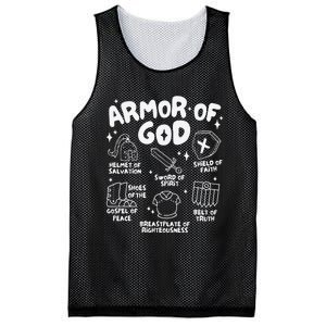 Armor Of God Christian Jesus Mesh Reversible Basketball Jersey Tank