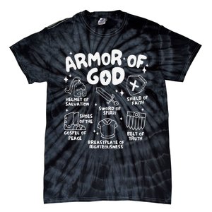 Armor Of God Christian Jesus Tie-Dye T-Shirt