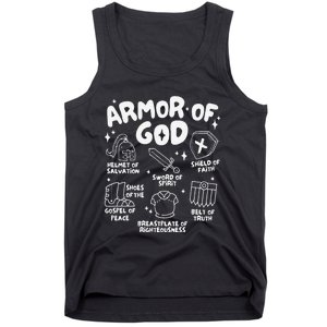 Armor Of God Christian Jesus Tank Top