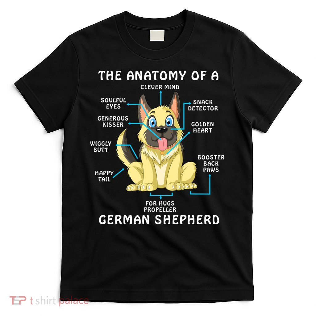 Anatomy Of German Shepherd T-Shirt