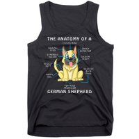 Anatomy Of German Shepherd Tank Top