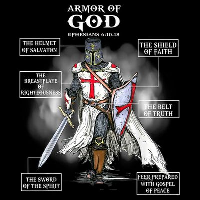Armor Of God Christian Bible Verse Religious T-Shirt